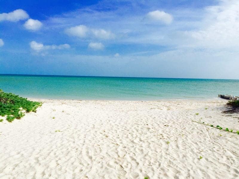 the beautiful beaches of the Emerald Coast in Mexico