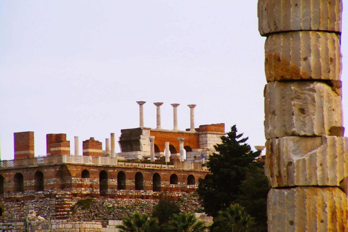 The Sacred Temple of Artemis at Ephesus