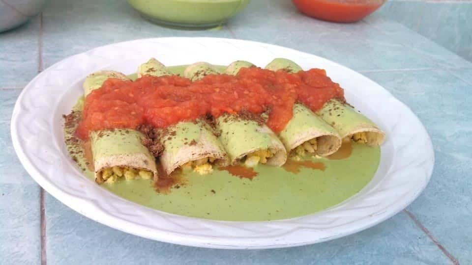 Papadzules in the Yucatan,