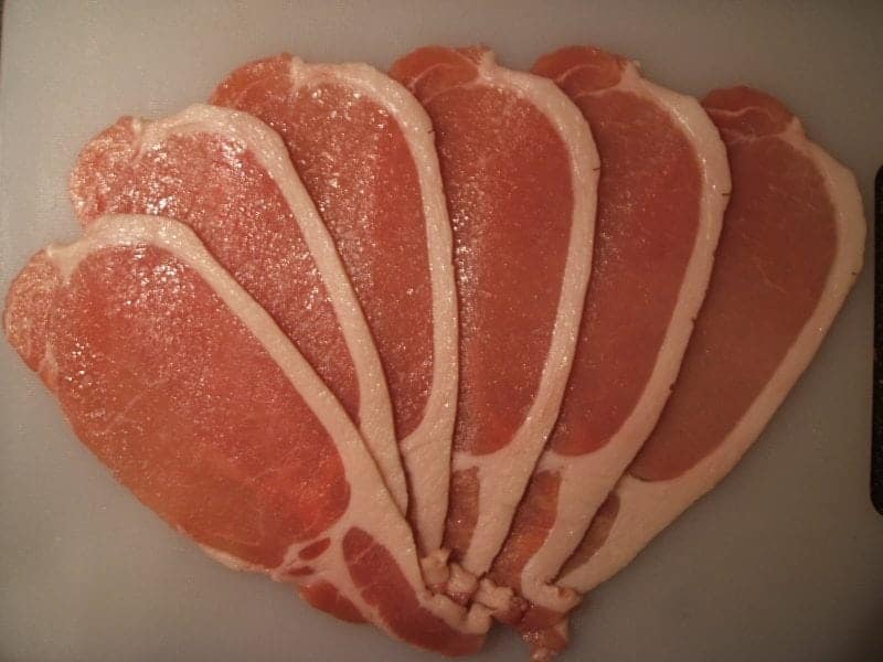 Irish rashers or bacon unique to Ireland