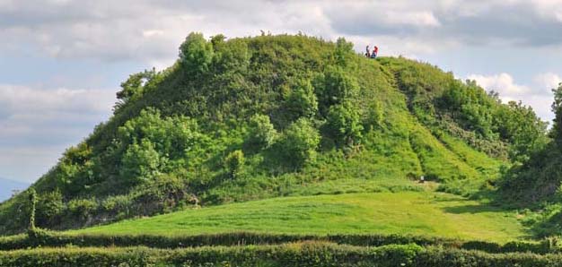 Irish fairies once lived here at Knockgrafton now just a mound of earth