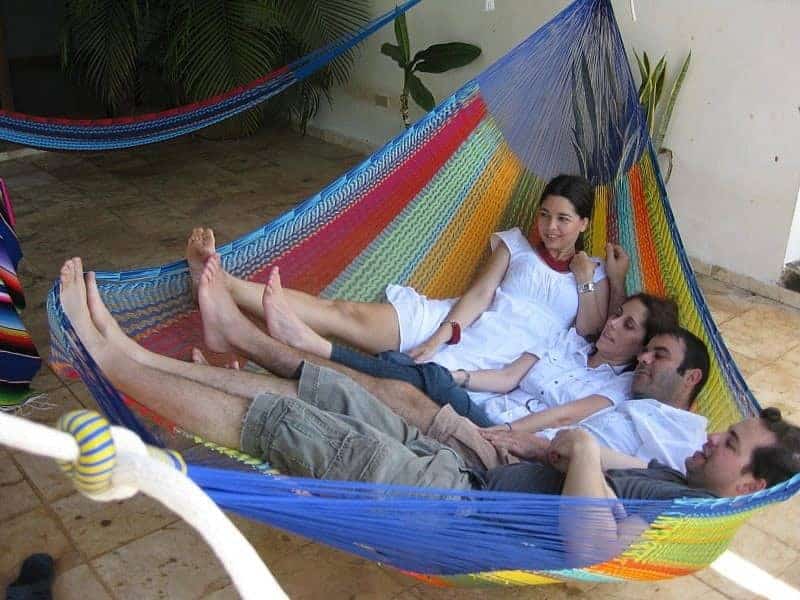 how to sleep in a hammock