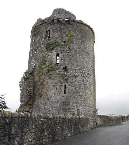 Synone Castle as seen when touring around Tipperary