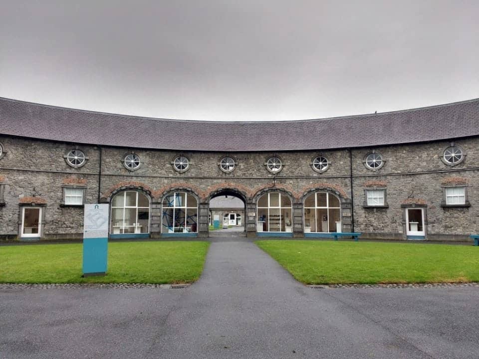 Kilkenny Design centre housed in the old stables of Kilkenny castle right across the road