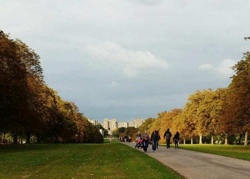 The long walk at Windsor Castle