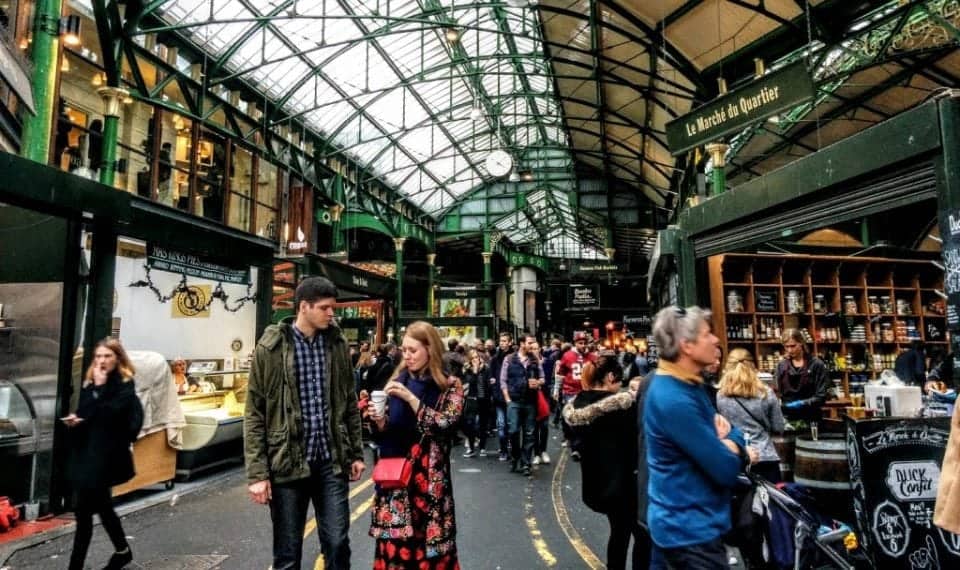 a great guide to Borough Market for foodies, some of the stalls tucked underneath the bridge