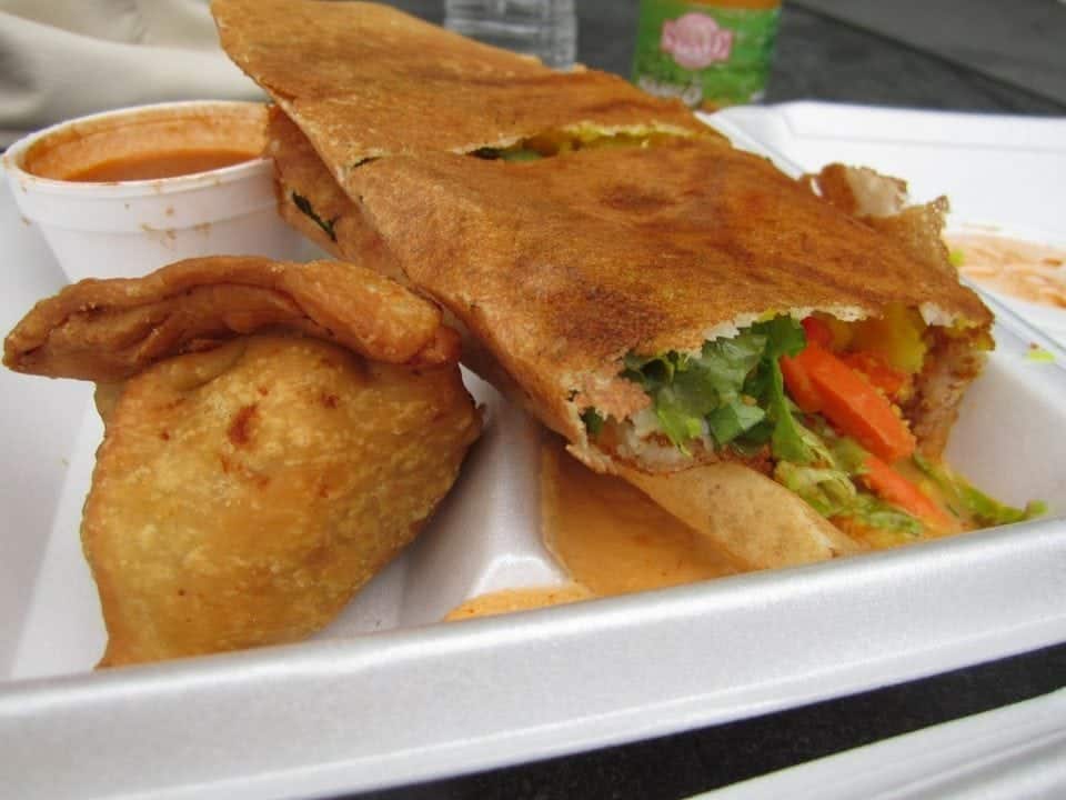 dosas at Borough Market