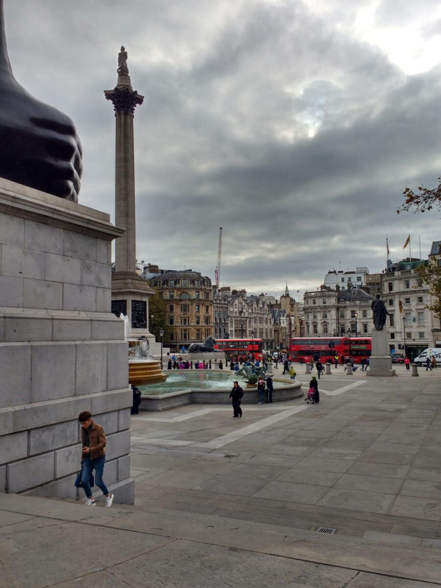 Trafalgar Square Lions and Trafalgar Square attractions