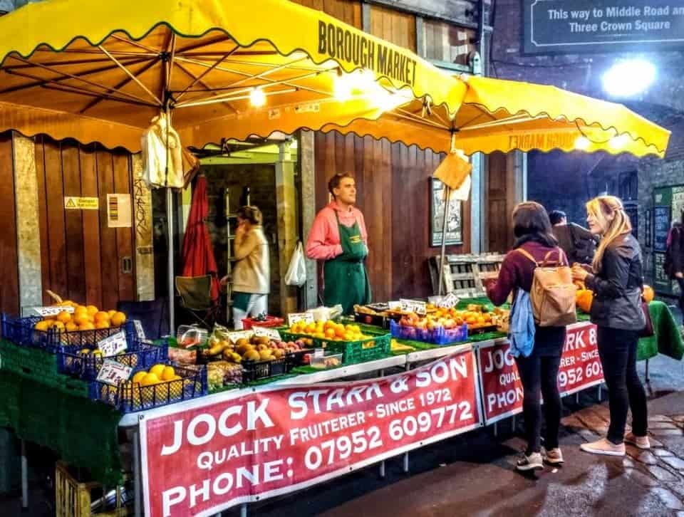 a great guide to Borough Market for foodies, some of the stalls tucked underneath the bridge