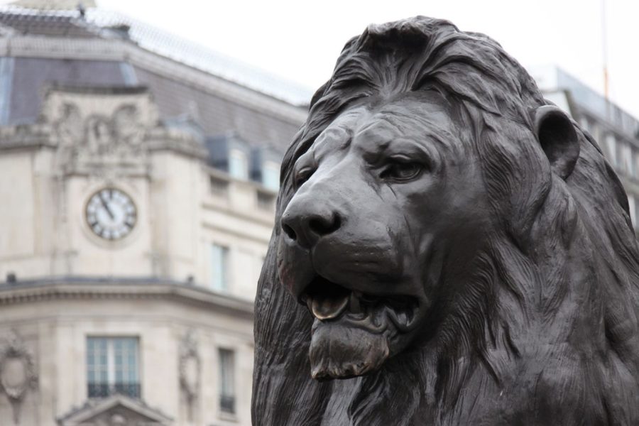 Trafalgar Square Lions and Trafalgar Square attractions