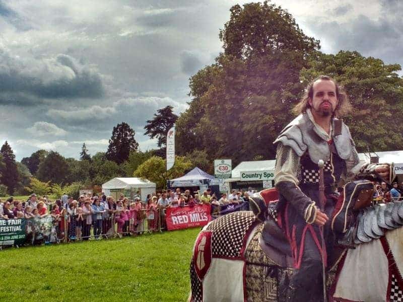 jousting at Birr Castle