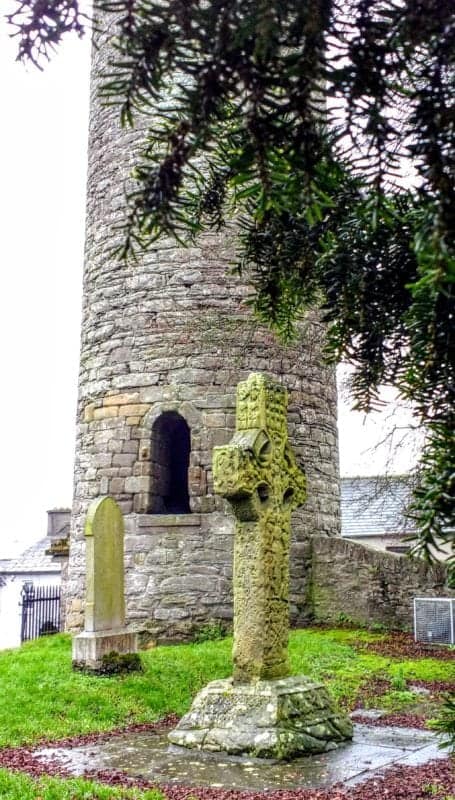 round tower and high cross at kells