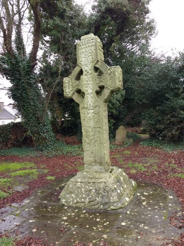 broken high cross at Kells