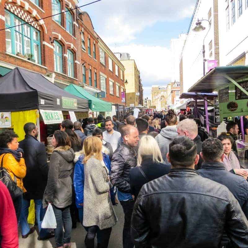 Leather Lane Market London a Delicious street food hub