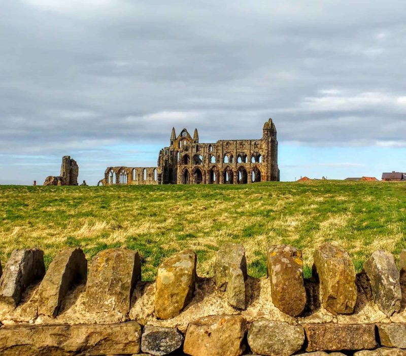 Whitby Abbey famed for being Bram Stoker's inspiration for Dracula