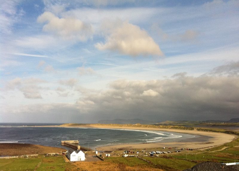 Magheroaraty Beach in Donegal after moving to Ireland