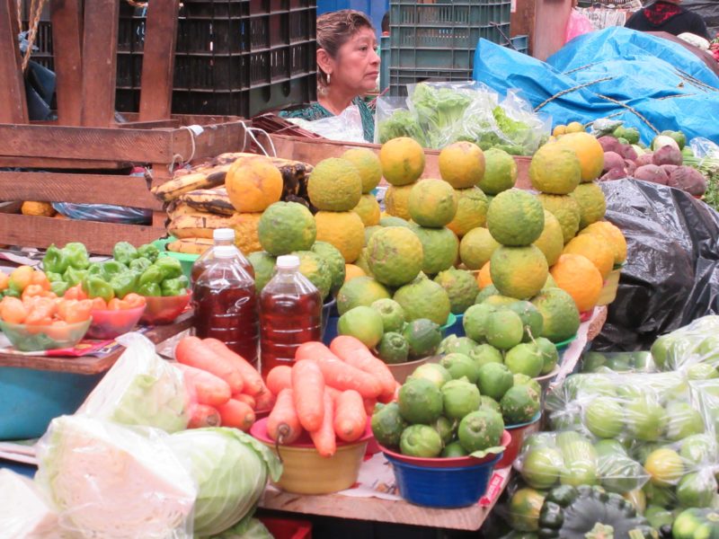 interesting fruit and veg at the market