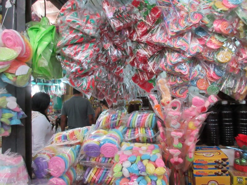 candy store in the Lucas Galvez Market Merida