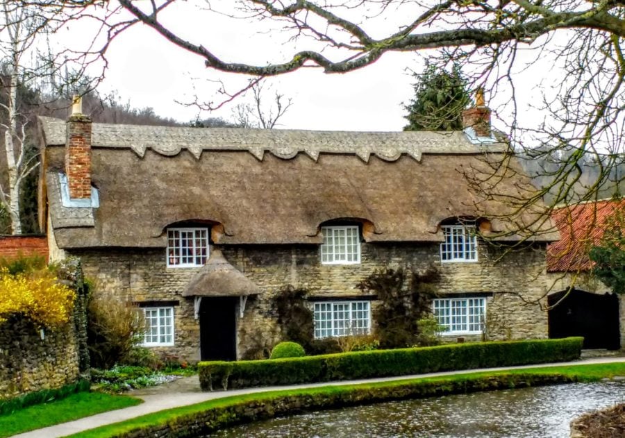 a beautiful large thatched cottage in Helmsley another of the prettiest villages in Yorkshire