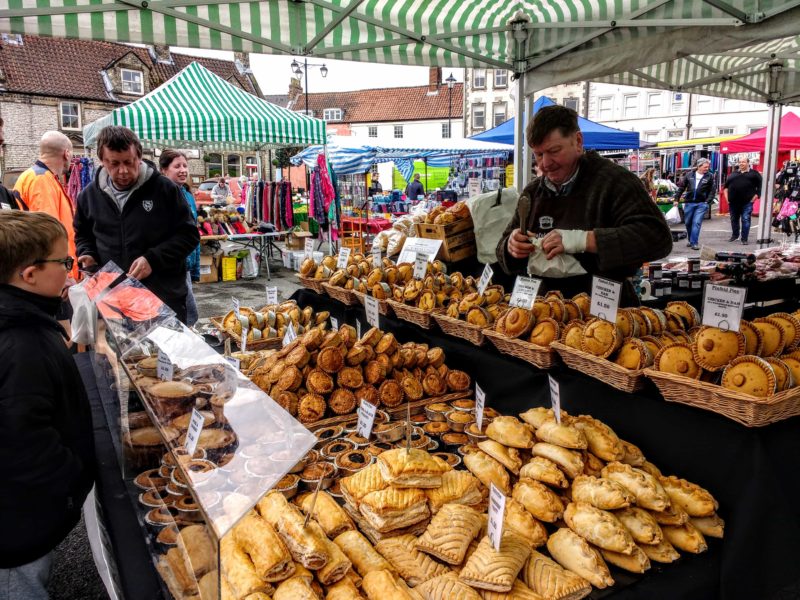 Malton market in Yorkshire