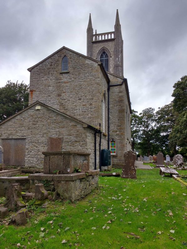 The Church at Drumcliff Benbulben Sligo where Yeats is buried