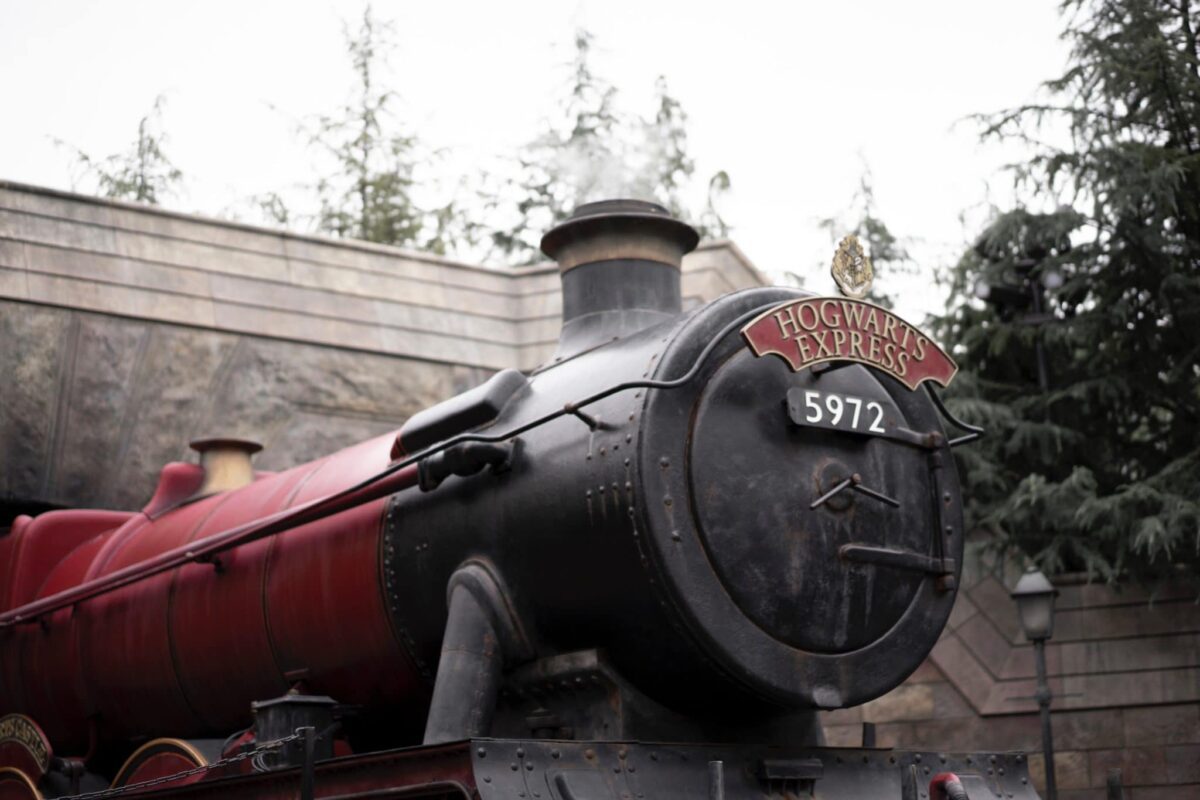 harry potter train bookends