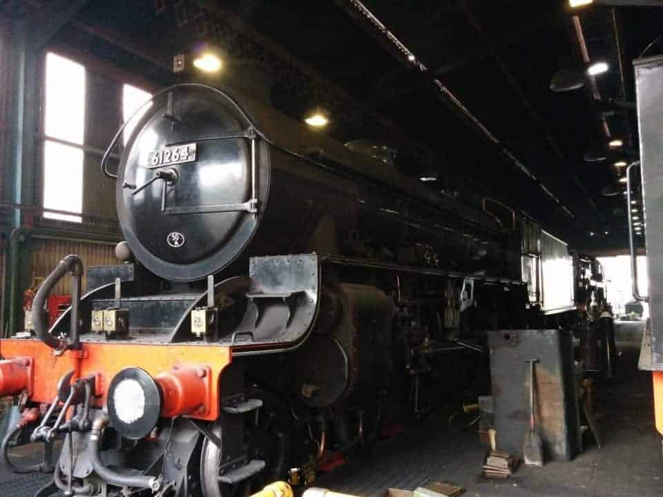 steam train sheds of the NYMR in Grosmont