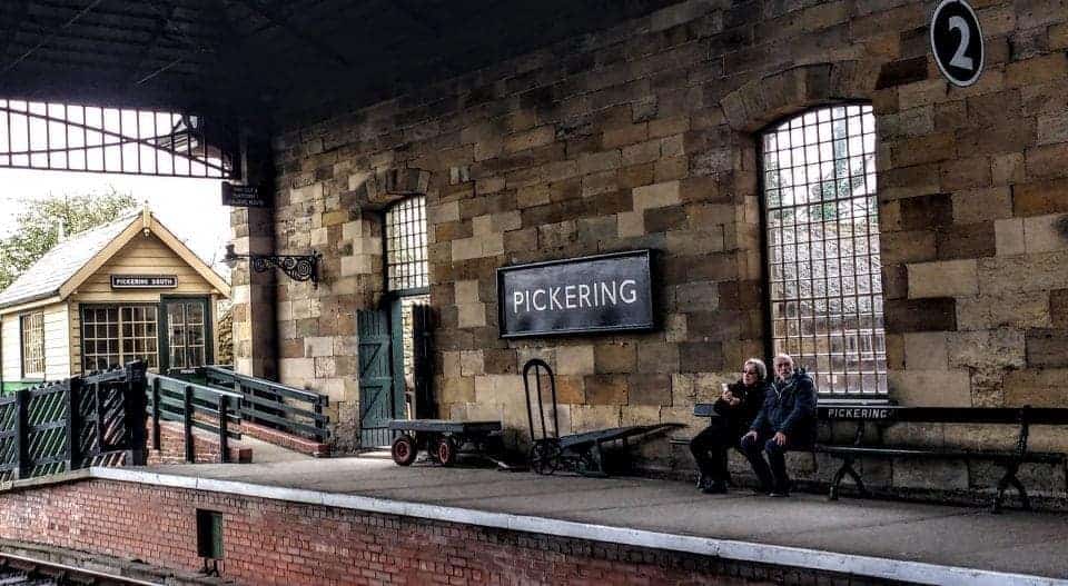 Pickering station North Yorkshire Moors steam train trip