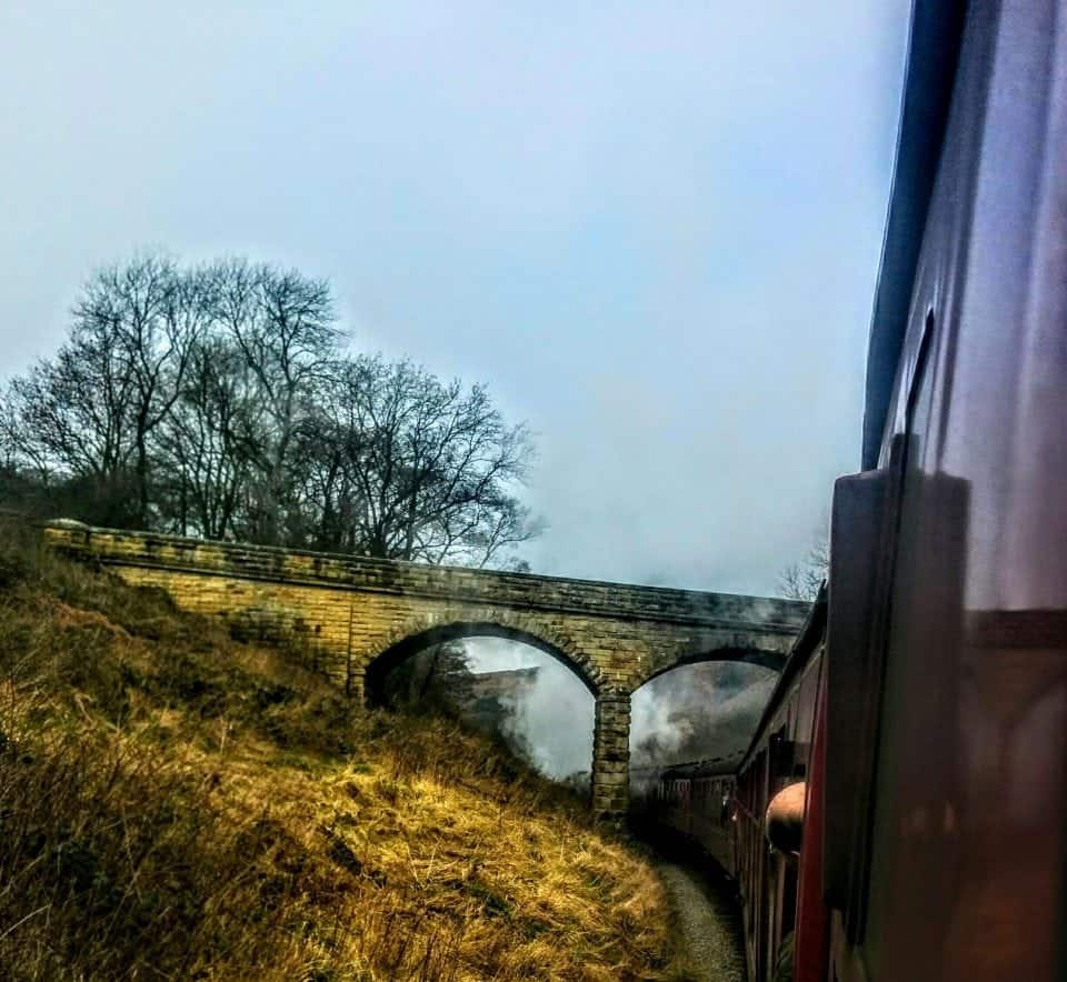 North Yorkshire Moors steam train journey