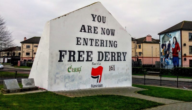 free Derry mural