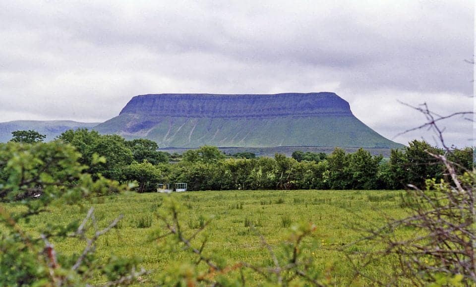 Benbulben in Sligo on the Wild Atlantic Way route