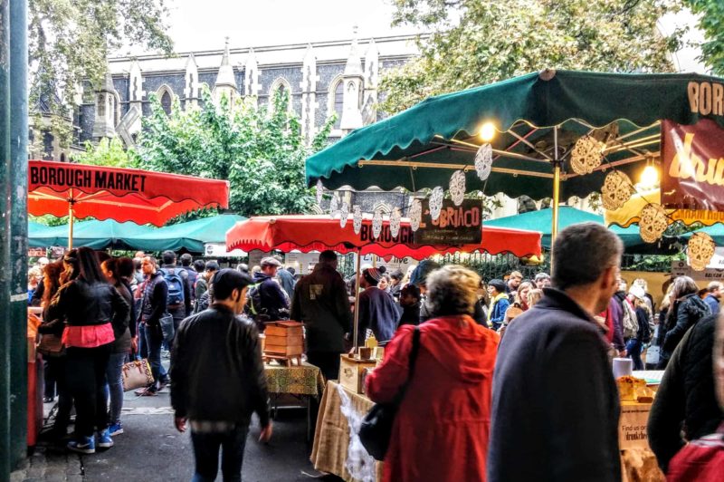 a great guide to Borough Market for foodies, some of the stalls tucked underneath the bridge