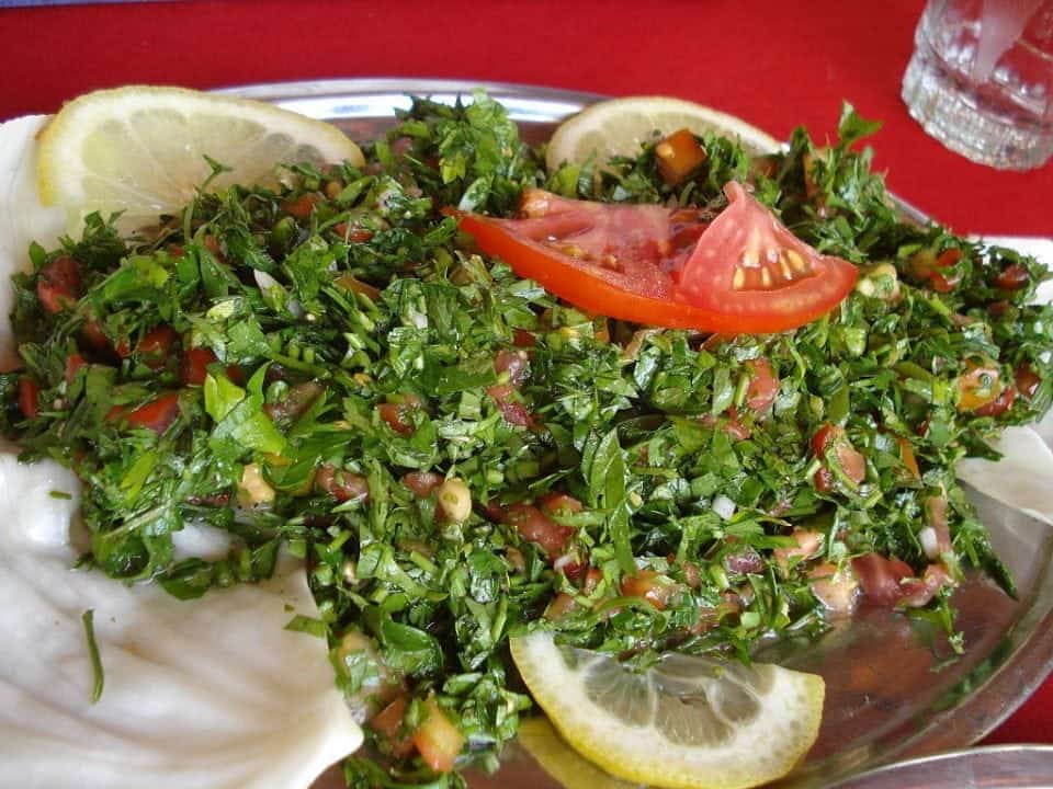 tabbouleh a traditional food of Cyprus