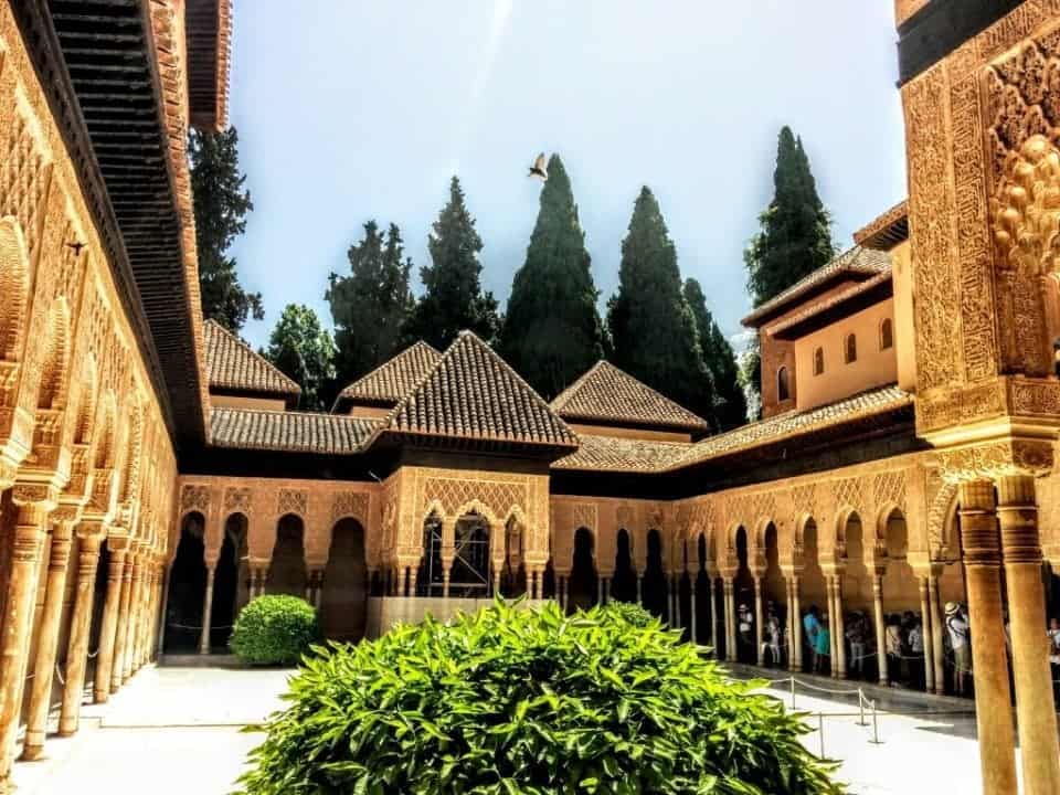 Courtyard of the Lions at the Alhambra