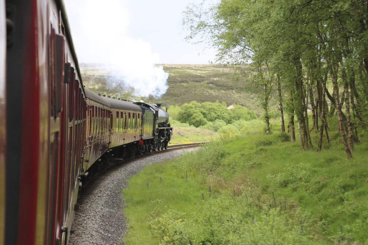 NYMR Steam railway in North Yorkshore