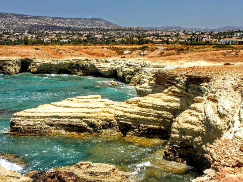 the Sea caves of South Cyprus - pros and cons of living in Cyprus