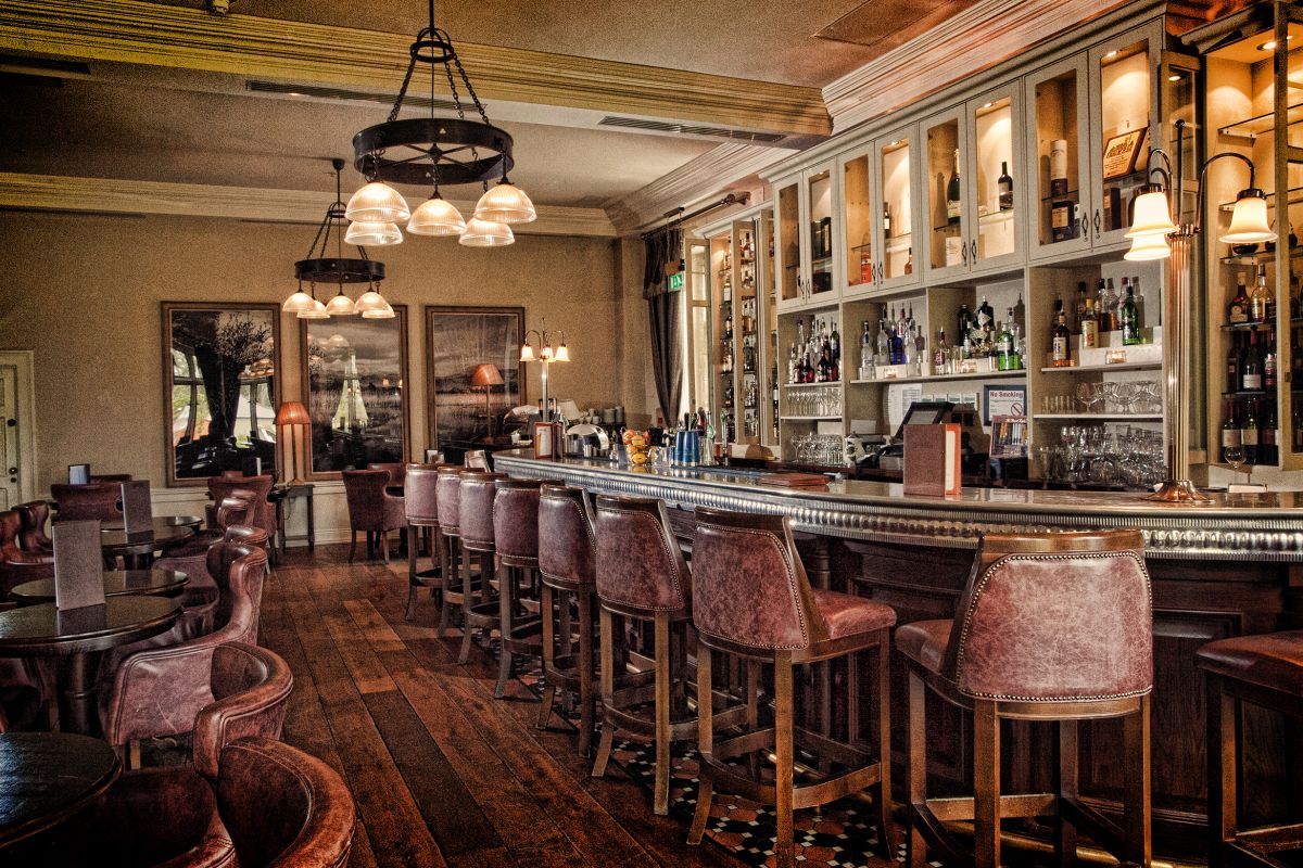 Father Browns bar in the Lough Eske hotel