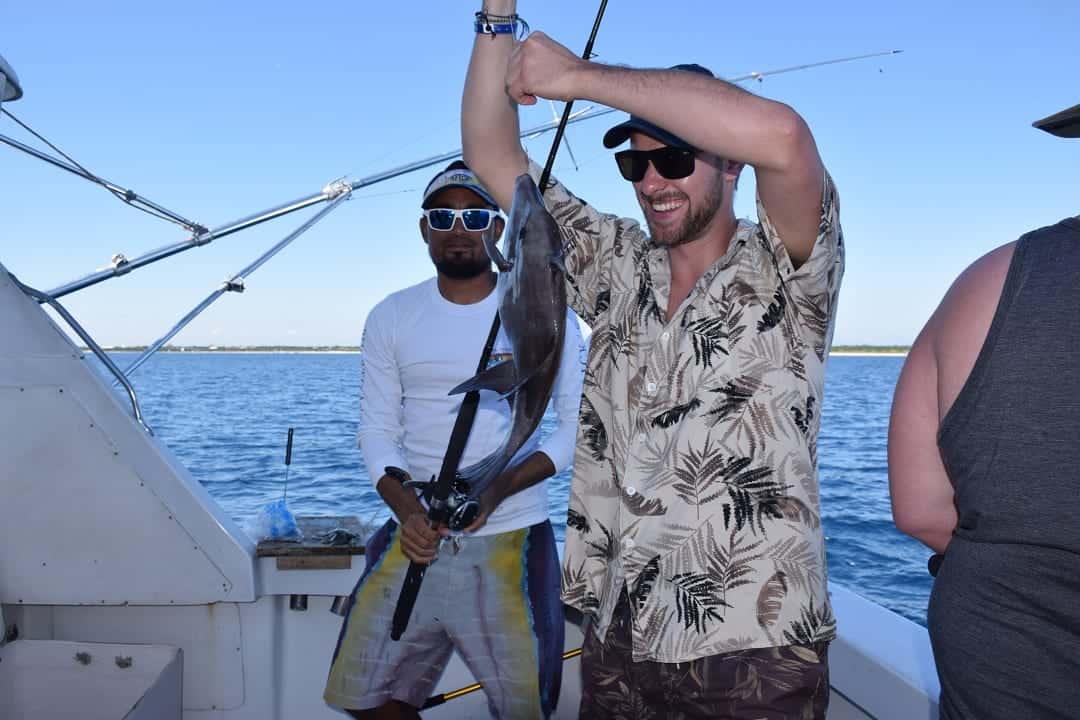 fishing and actually catching a fish is one of the top-six-things-to-do-in-mexicos-yucatan-peninsula