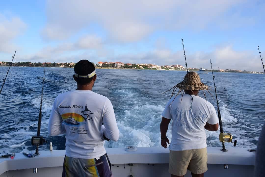 a deep sea fishing boat in the Yucatan peninsula