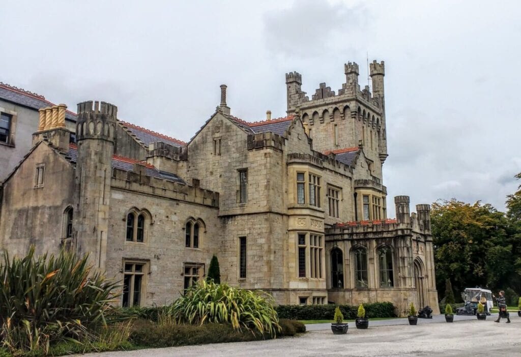 Lough Eske Castle hotel in the Blue stack mountins of Donegal