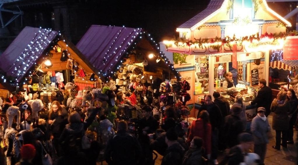 Christmas markets in London at Southbank