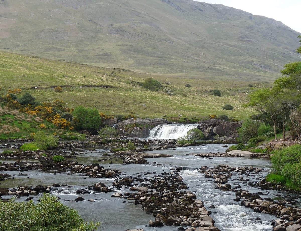 waterfalls at Killary Fjord