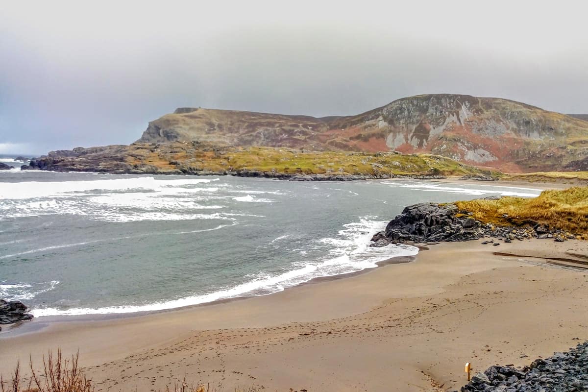 Glen bay beach is a smaller beach in Glencolmcille, perfect for families and children in a sheltered bay