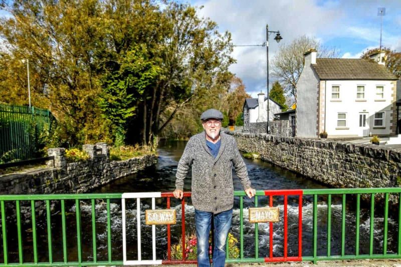 standing on the border between Cong and Mayo
