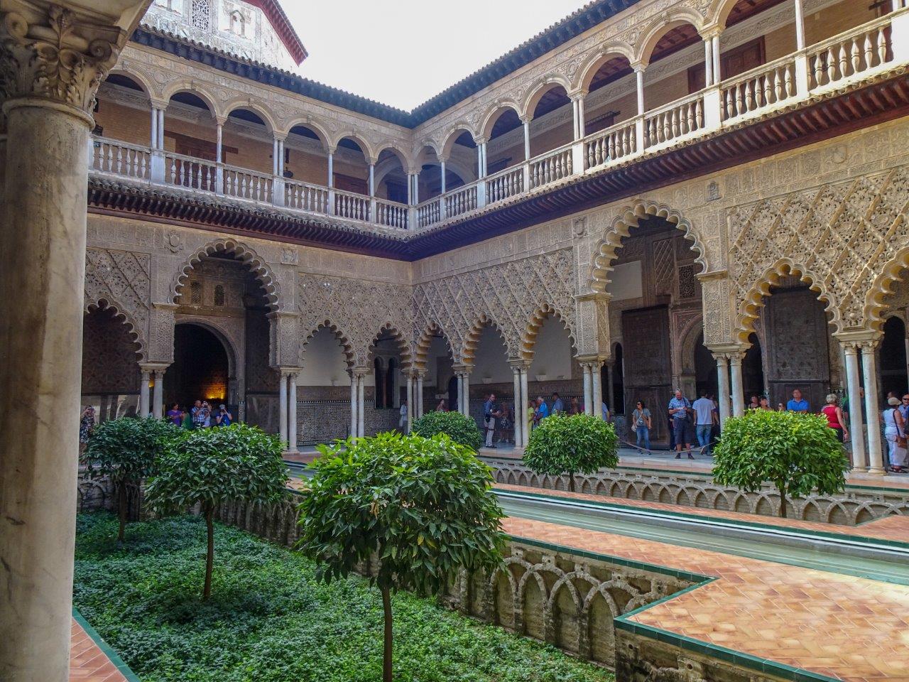 Spain Game of Thrones filming site the Real Alcazar of Seville 