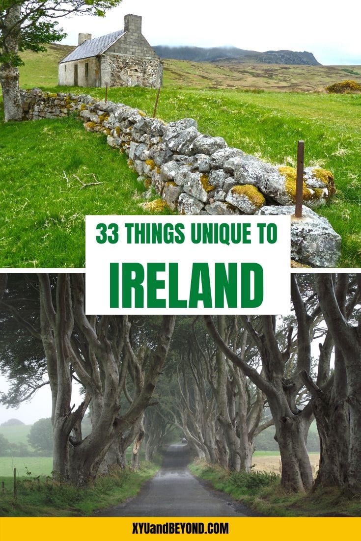 33 unique things to ireland story