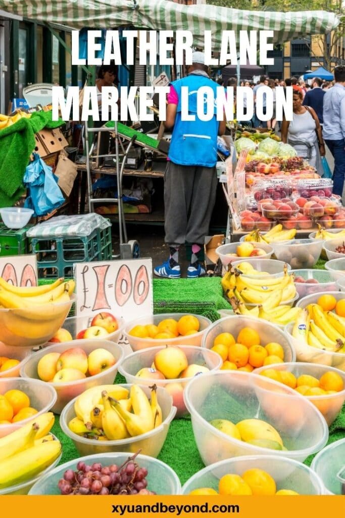 Leather Lane Market London a Delicious street food hub