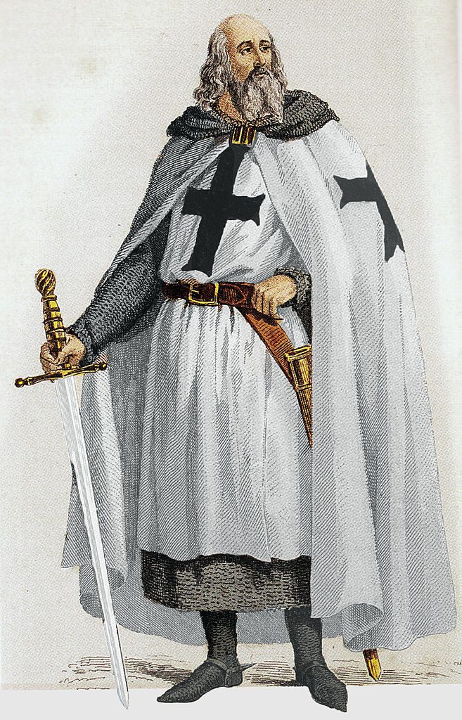 Jacques de Molay the leader of the Crusaders in Caravaca de la Cruz