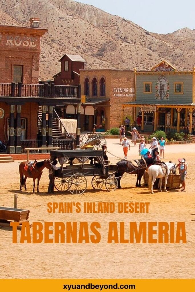 Tabernas desert a wild and barren landscape in Spain