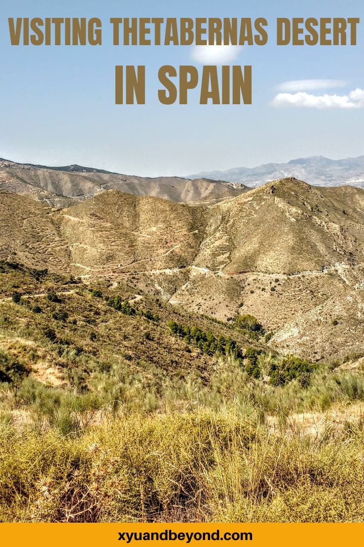 Exploring the arid landscape of the Tabernas Desert in Spain.